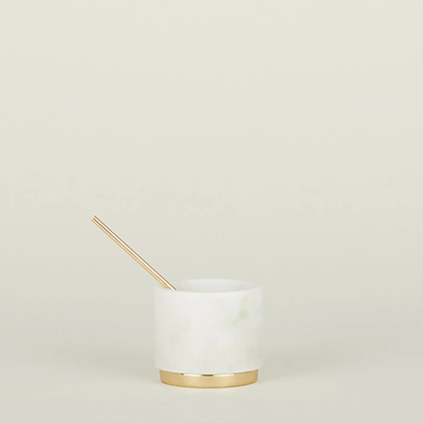 Simple Marble Sugar + Salt Dish
