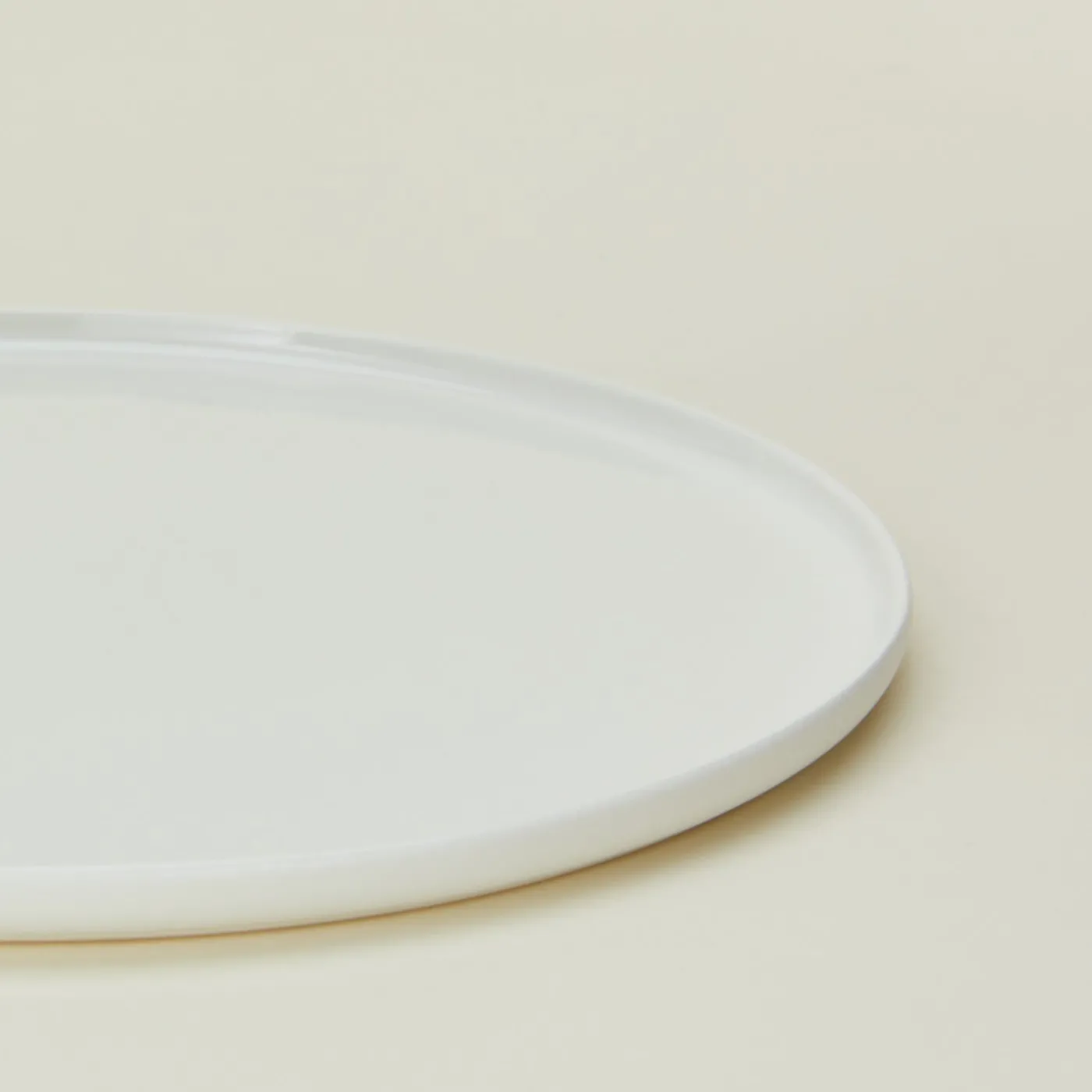 Simple Porcelain Dinner Plate, Set of 4