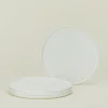 Simple Porcelain Salad Plate, Set of 4