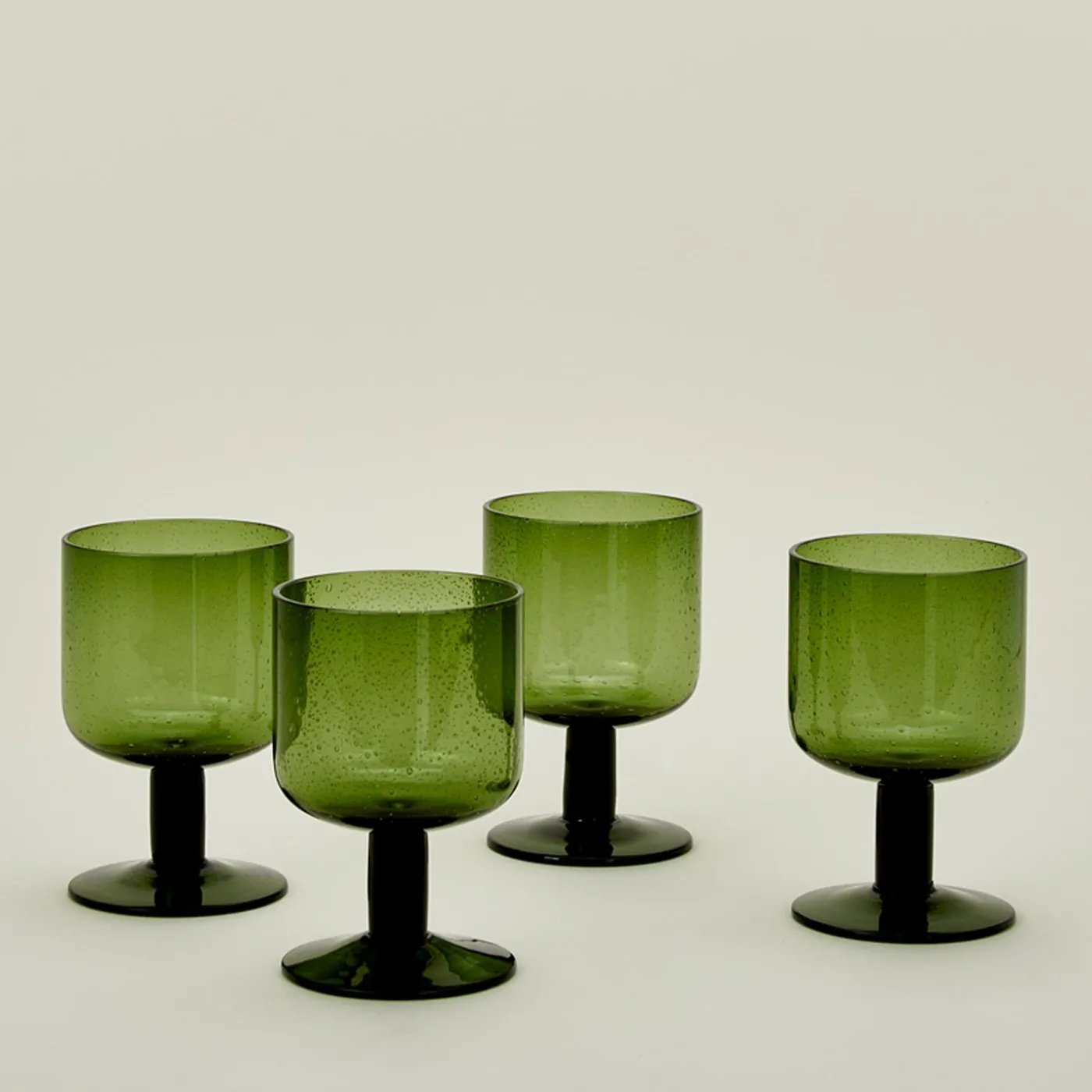 Simple Seeded Glassware