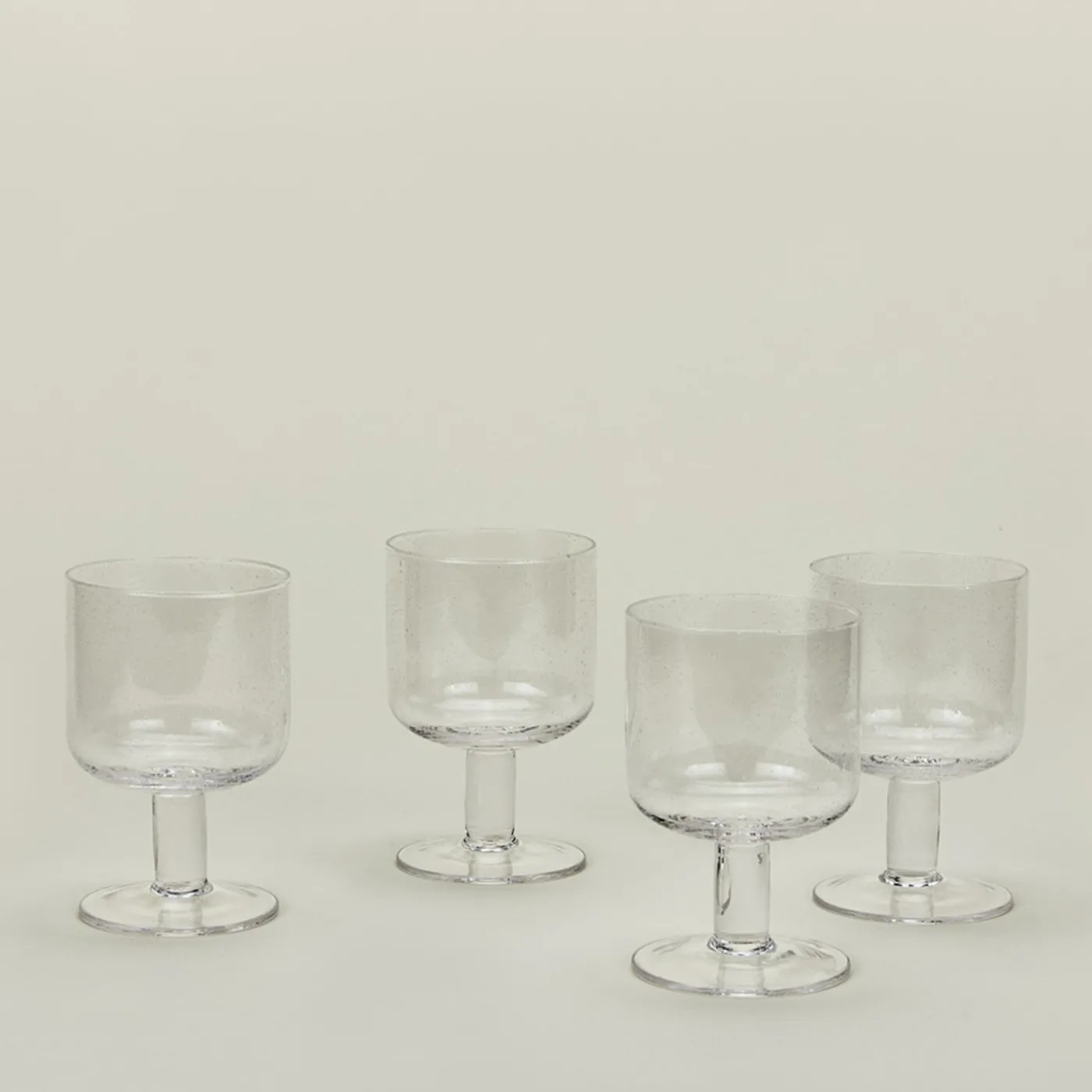 Simple Seeded Glassware