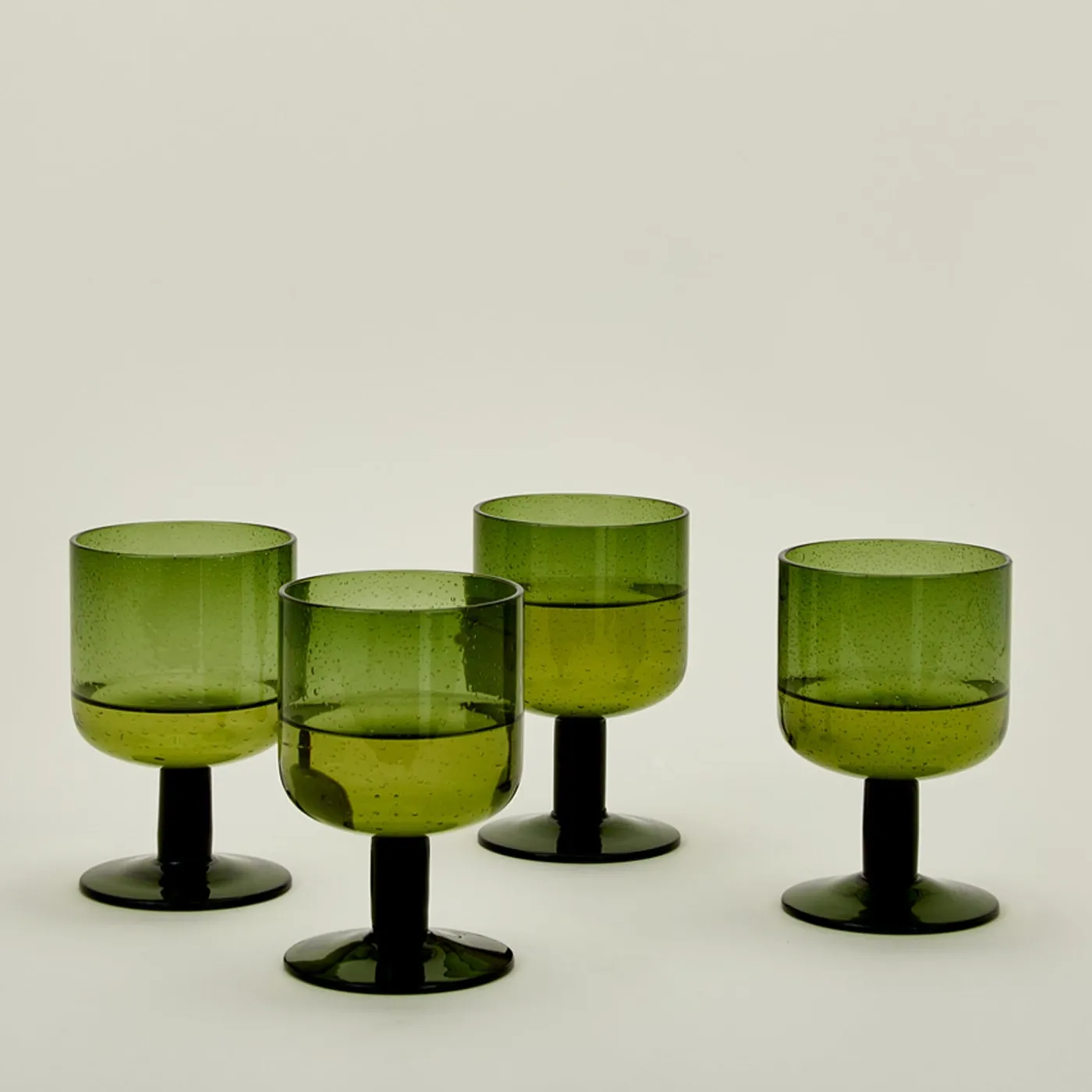 Simple Seeded Glassware