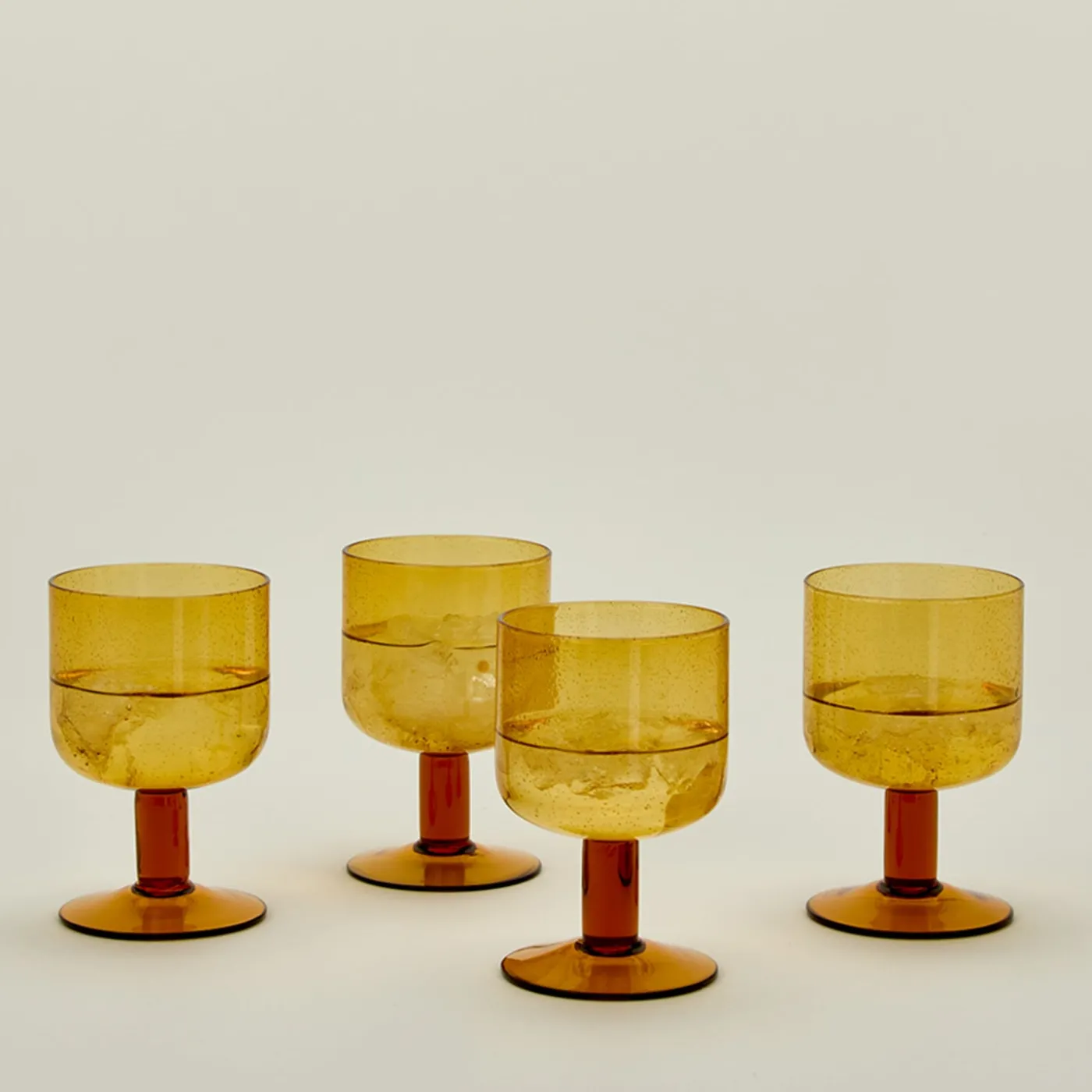 Simple Seeded Glassware