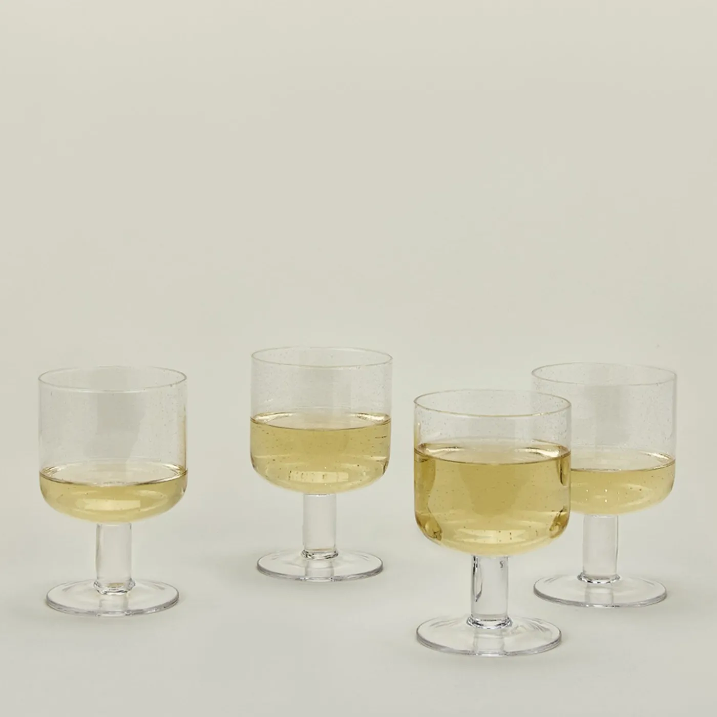 Simple Seeded Glassware