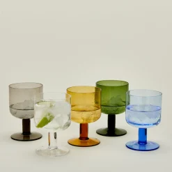 Simple Seeded Glassware