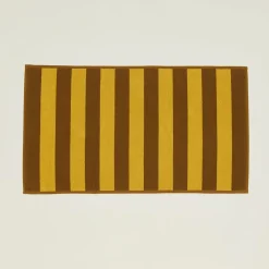 Simple Striped Terry Bath Mat