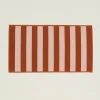 Simple Striped Terry Bath Mat
