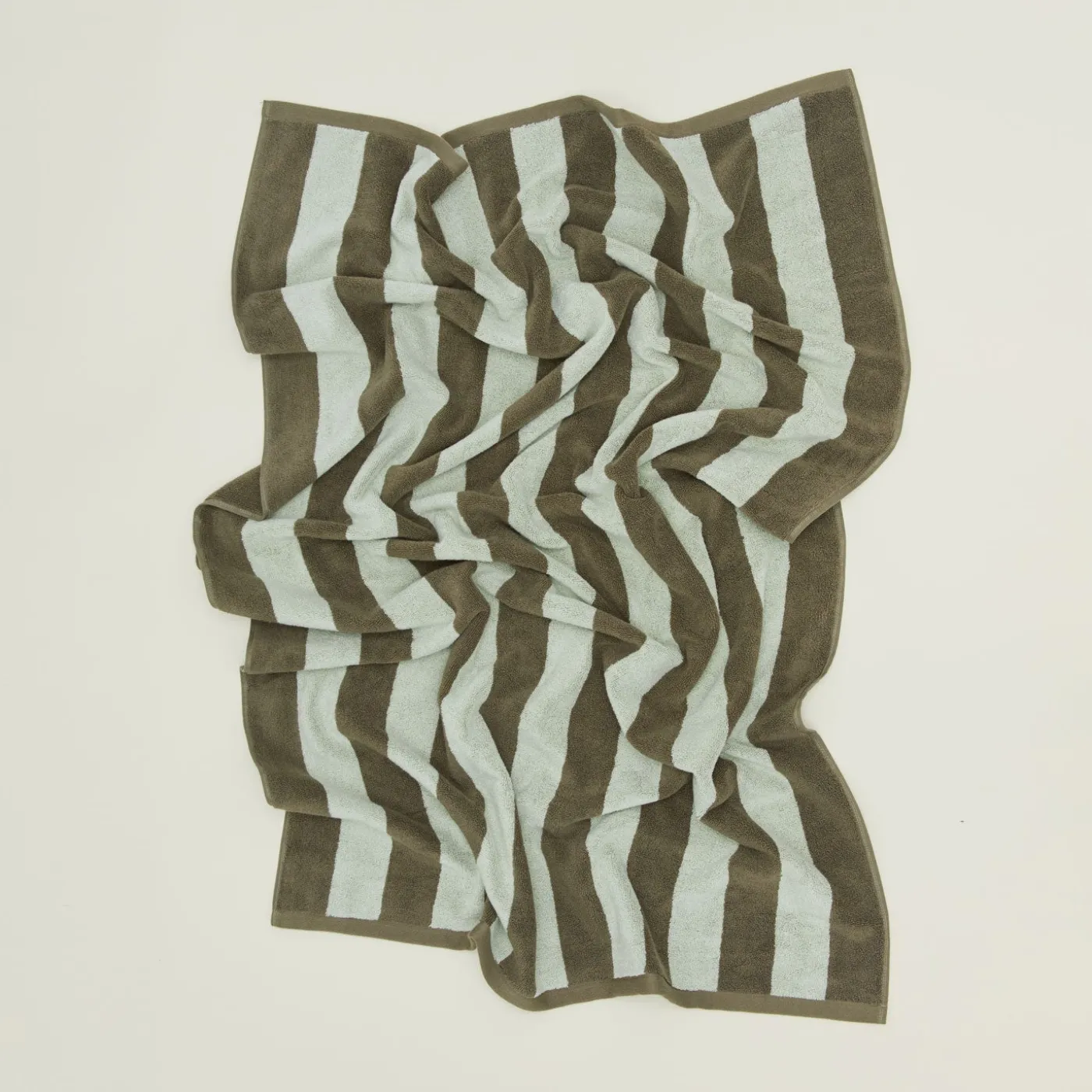 Simple Striped Terry Beach Towel