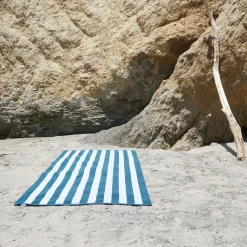 Simple Striped Terry Beach Towel