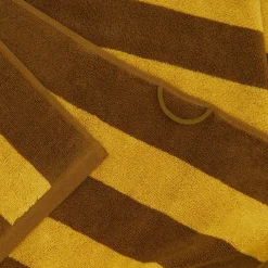 Simple Striped Terry Beach Towel