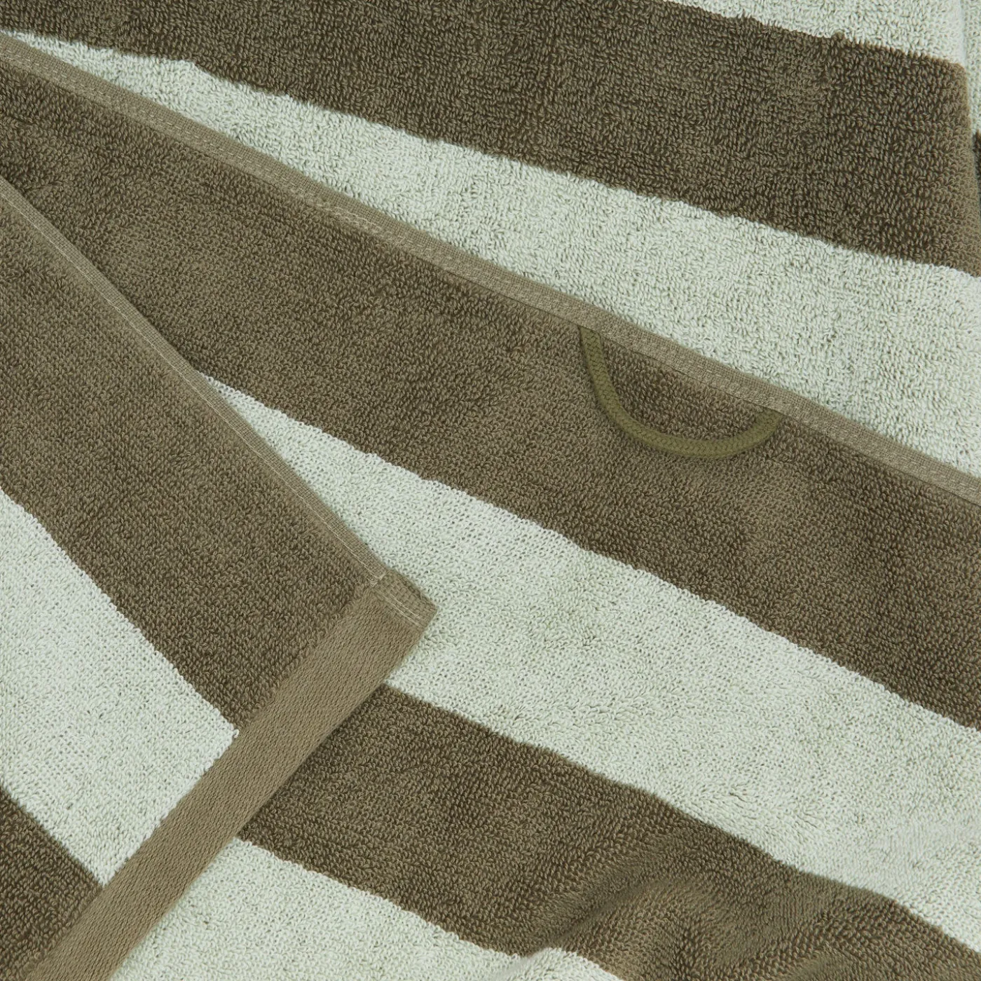Simple Striped Terry Beach Towel