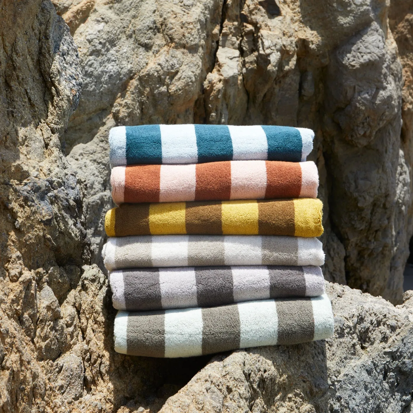Simple Striped Terry Towel