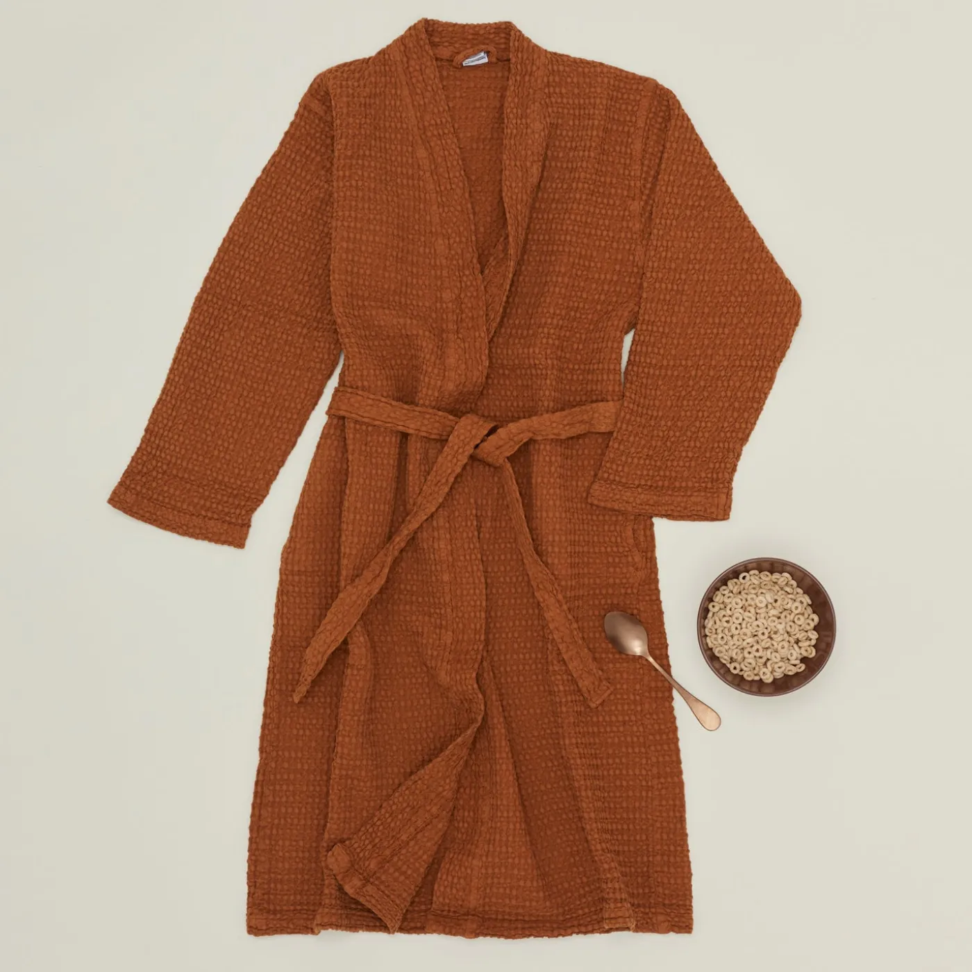 Simple Waffle Bathrobe