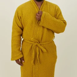Simple Waffle Bathrobe