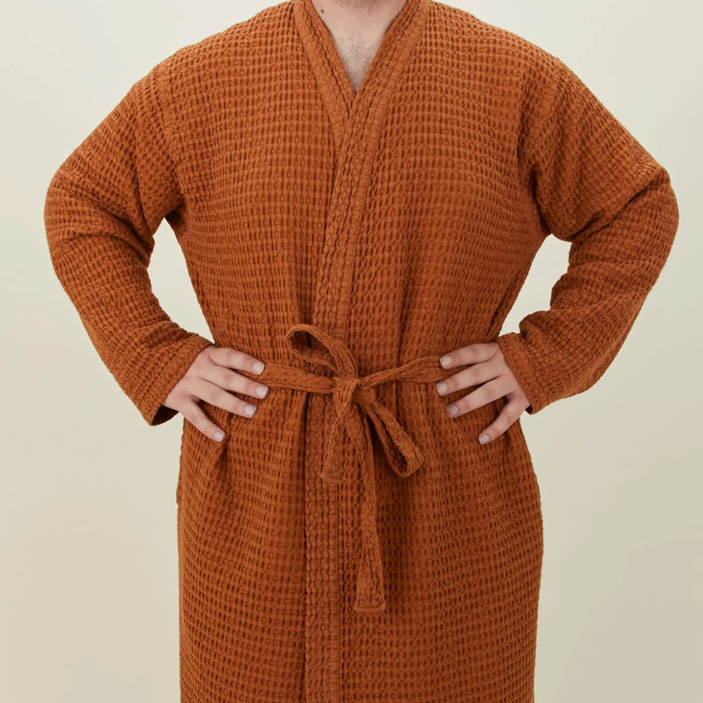 Simple Waffle Bathrobe