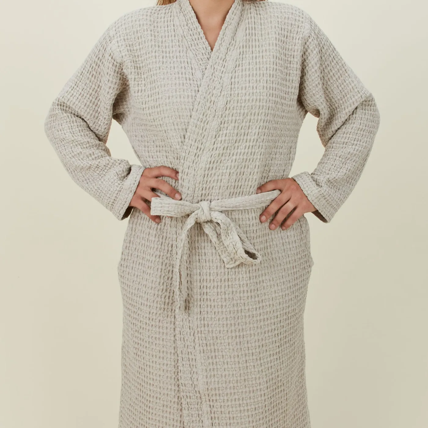 Simple Waffle Bathrobe