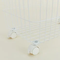 Slim Rolling Laundry Basket