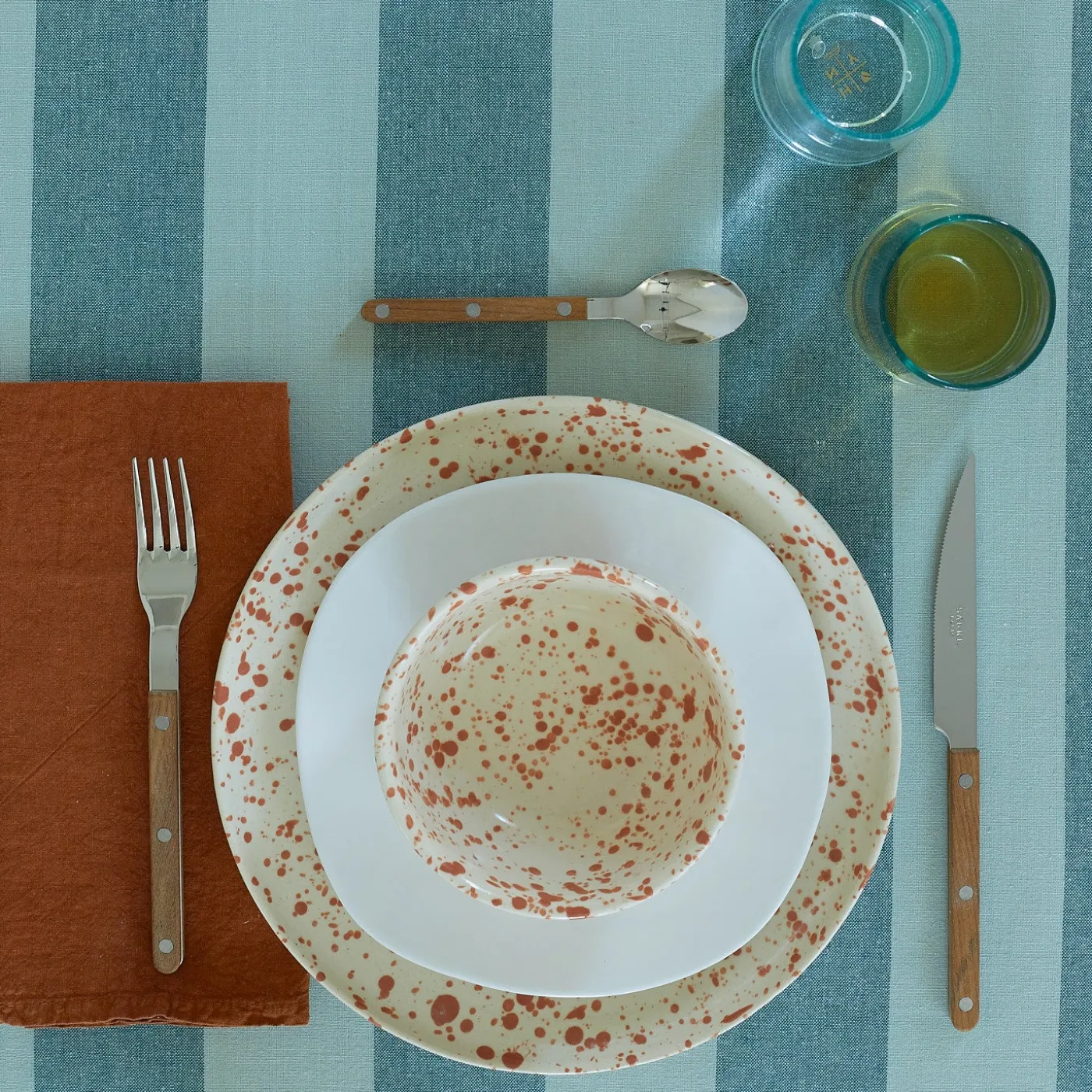 Splatterware Bowl, Set of 4