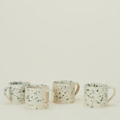 Splatterware Mug, Set of 4