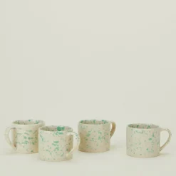 Splatterware Mug, Set of 4