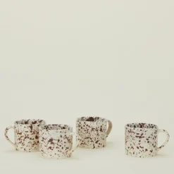 Splatterware Mug, Set of 4