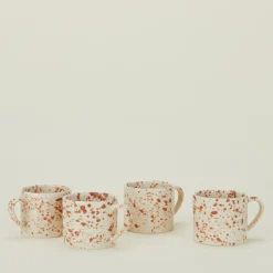 Splatterware Mug, Set of 4