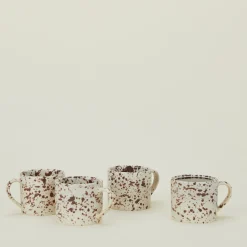 Splatterware Mug, Set of 4