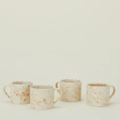 Splatterware Mug, Set of 4