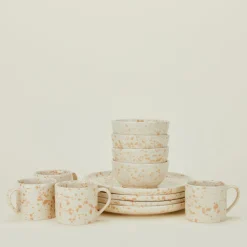 Splatterware Mug, Set of 4