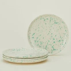 Splatterware Plate, Set of 4