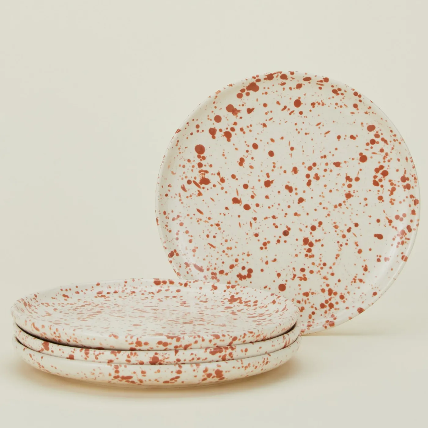 Splatterware Plate, Set of 4