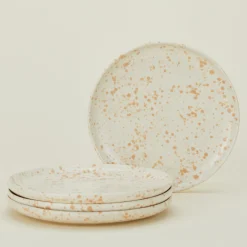 Splatterware Plate, Set of 4