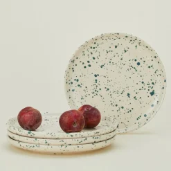 Splatterware Plate, Set of 4