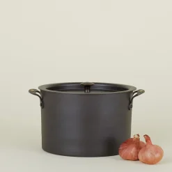 Spun Iron Sauce Pot