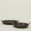 Spun Iron Two Handled Saute Pan