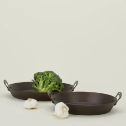 Spun Iron Two Handled Saute Pan