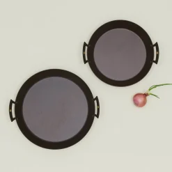 Spun Iron Two Handled Saute Pan