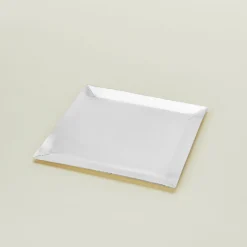 Square Silver Plate