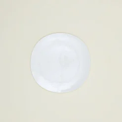 Strata Round Serving Platter - White