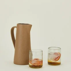 Tall Clay Pitcher