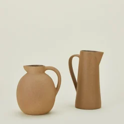 Tall Clay Pitcher