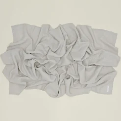 Washed Linen Waffle Throw Blanket - Natural